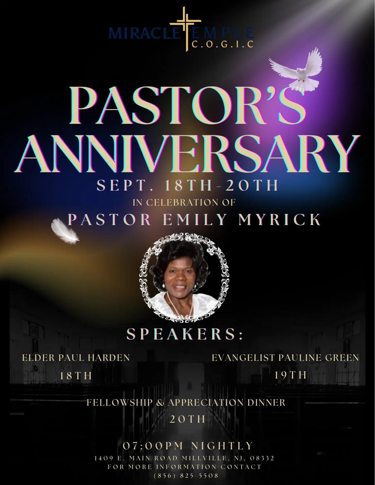 Pastor Emily Myrick 20th Anniversary